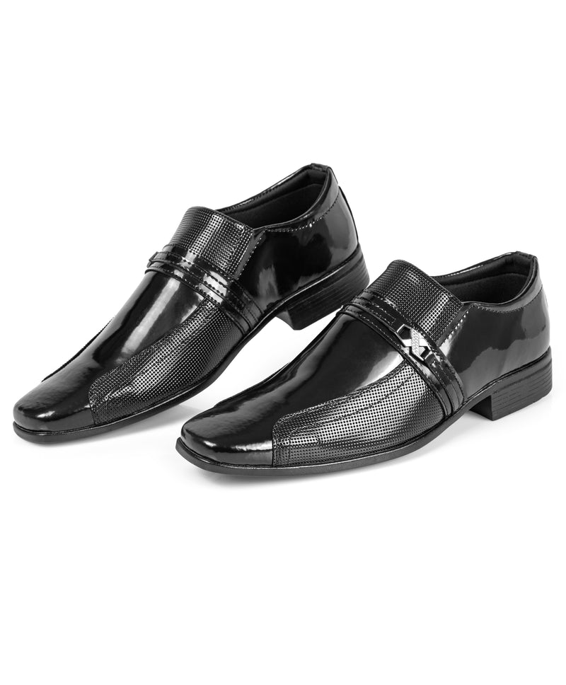 SAPATO SAN LORENZO VERNIZ PRETO - LINHA CLÁSSICA 1041