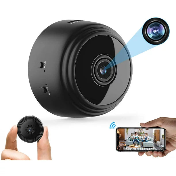 Mini Câmera Espiã A9 Wifi com Sensor e Visão Noturna