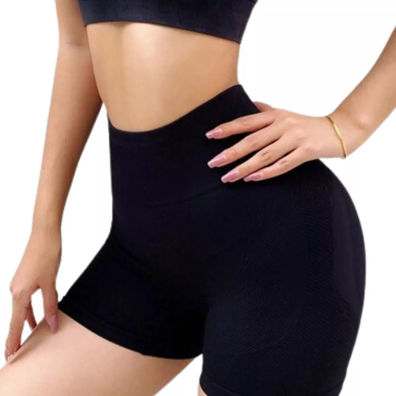 Short Feminino Empina Bumbum Preto - ÚLTIMAS UNIDADES FRETE GRÁTIS