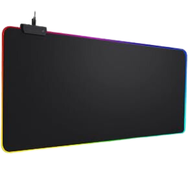 Mouse Pad Gamer RGB Grande com Led Colorido na Borda – 80x3